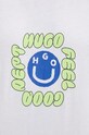 HUGO Blue t-shirt bawełniany 50523858 biały