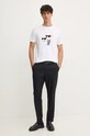 Karl Lagerfeld tricou din bumbac 544241.755061 alb AW24