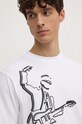 Бавовняна футболка Karl Lagerfeld білий 544225.755444