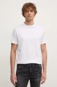 Karl Lagerfeld tricou din bumbac uni alb 544275.755015