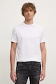 Памучна тениска Karl Lagerfeld стандартна бял 544275.755015