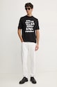Karl Lagerfeld tricou din bumbac 544225.755443 negru AW24