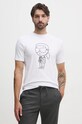 Karl Lagerfeld tricou alb 544221.755057