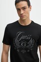 Pamučna majica Guess crna M4RI91.KBW41