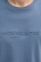Michael Kors t-shirt bawełniany CF4529H1V2 niebieski
