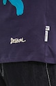 Desigual tricou din bumbac DAKOTAN 24WMTK33 bleumarin