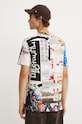 Одяг Бавовняна футболка Desigual ASAF 24WMTK13 бежевий