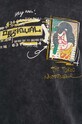 Бавовняна футболка Desigual MAX 24WMTK30 чорний