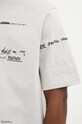 Desigual t-shirt bawełniany CAROLINAS 24WMTK36 szary