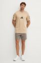 adidas t-shirt in cotone ZNE JF2453 beige AW24