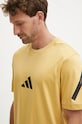 Бавовняна футболка adidas ZNE жовтий JF2458