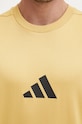 Бавовняна футболка adidas ZNE JF2458 жовтий