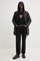 Βαμβακερό μπλουζάκι HUGO 50521076 μαύρο AW24
