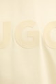 Памучна тениска HUGO жълт 50525765