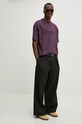 HUGO tricou din bumbac 50525765 violet AW25