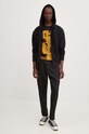 Bavlněné tričko G-Star Raw D25532.336 černá AW24