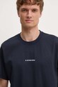 G-Star t-shirt bawełniany granatowy D25677.C336