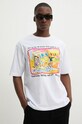 Хлопковая футболка Desigual JUDE белый 24WMTK24