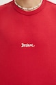Desigual tricou din bumbac CALIFORNIA 24WMTK38 rosu