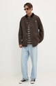 Pamučna majica Dickies STEVENSVILLE DK0A8642 smeđa