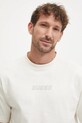 Guess t-shirt bawełniany DALIM beżowy Z4BI00.KCE21