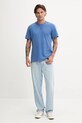 G-Star Raw pamut póló D24449.2653 kék AW25