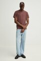 G-Star tricou din bumbac D24449.2653 portocaliu AW25