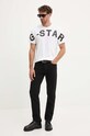 G-Star t-shirt bawełniany D25533.C336 biały AW24