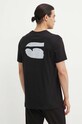 Oblečenie Bavlnené tričko G-Star D25700.336 čierna