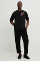 Desigual t-shirt bawełniany ALABAMA 24WMTK43 czarny AW24