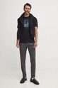 Bavlněné tričko Calvin Klein K10K113588 černá AW24