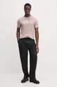 Bavlněné tričko Calvin Klein K10K113590 růžová AW24