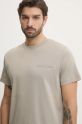 Calvin Klein t-shirt bawełniany beżowy K10K113737