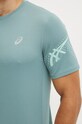 Asics tricou de alergare Icon 2011C734.304 turcoaz