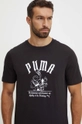 Puma t-shirt in cotone nero 628003