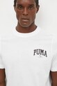 Puma tricou din bumbac alb 681792