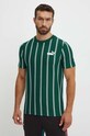 Хлопковая футболка Puma хлопок зелёный 681862