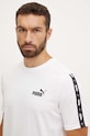 Puma t-shirt in cotone bianco 847382
