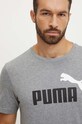 Bavlněné tričko Puma šedá 847382
