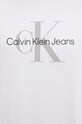 Bavlněné tričko Calvin Klein Jeans bílá 00040EM286