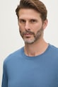 Bavlněné tričko Calvin Klein Jeans modrá J30J326159