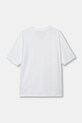 Bavlněné tričko Calvin Klein Jeans J30J326458 bílá AW24