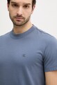 Bavlněné tričko Calvin Klein Jeans modrá J30J326683