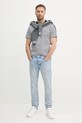 Bavlněné tričko Calvin Klein Jeans J30J326683 černá SS25