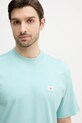 Calvin Klein Jeans tricou din bumbac turcoaz J30J326857