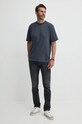 Бавовняна футболка Calvin Klein Jeans J30J326857 сірий SS25