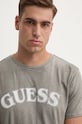 Одежда Хлопковая футболка Guess M4BI04.K9RM1 серый