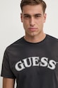 Памучна тениска Guess черен M4BI04.K9RM1
