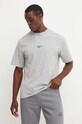 Odzież Reebok t-shirt bawełniany 100206039 szary