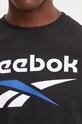 Bavlněné tričko Reebok černá 100206029